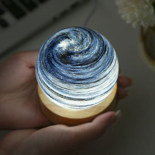 Starry Sky Series 3D Carving Crystal Ball Night Light