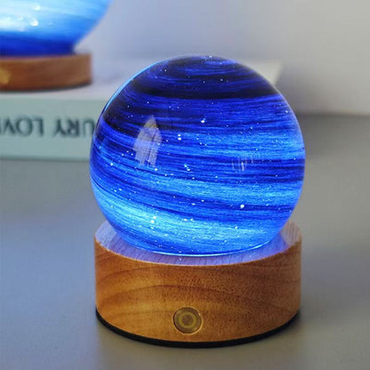 Starry Sky Series 3D Carving Crystal Ball Night Light