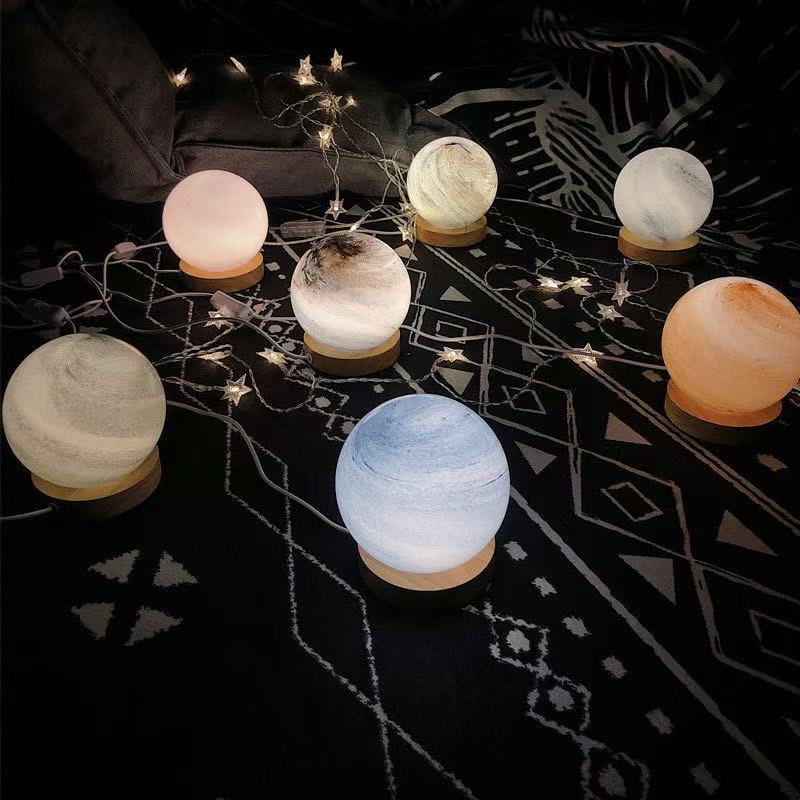 Starry Sky Series 3D Carving Crystal Ball Night Light